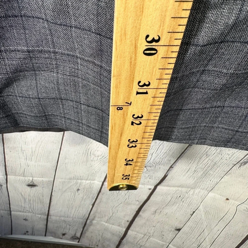Ralph Ralph Lauren Mens 50L Grey Glen Plaid Wool Blend Blazer‎ Sport Coat Jacket